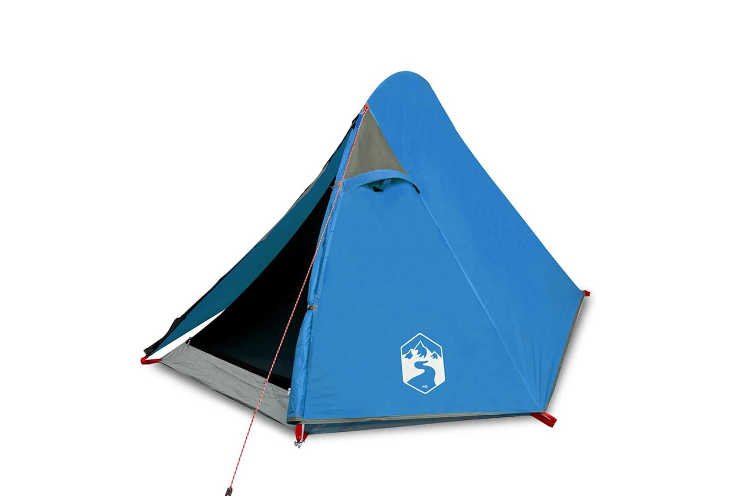 Vidaxl Camping Tent Dome 2-person Blue Waterproof