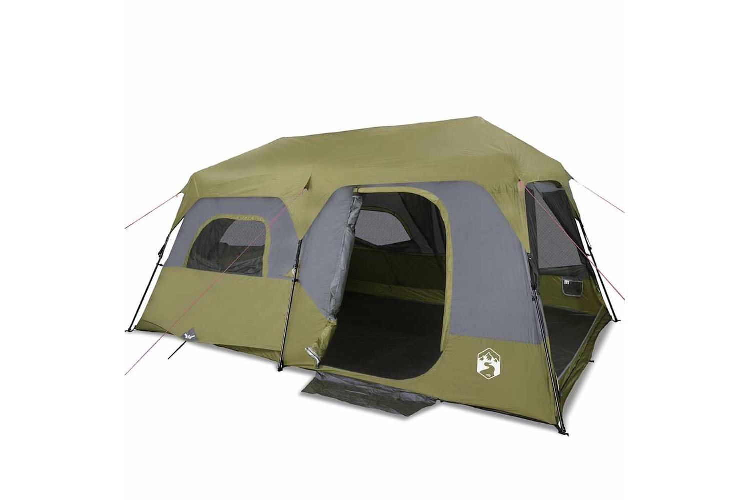 Vidaxl Self Inflating Camping Mattress With Pillow 1-person Grey