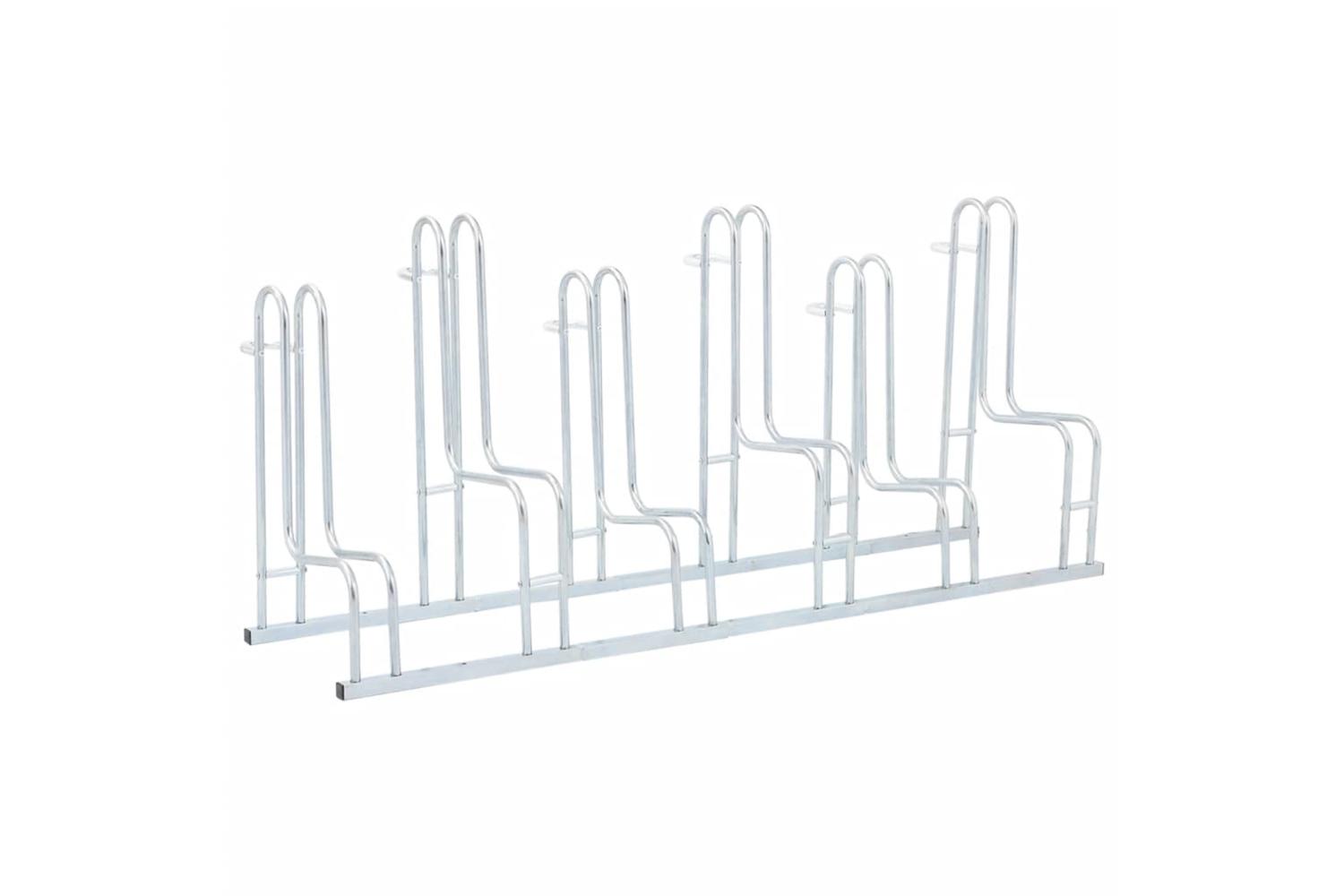 Vidaxl Bicycle Stand For 6 Bikes Floor Freestanding Galvanised Steel