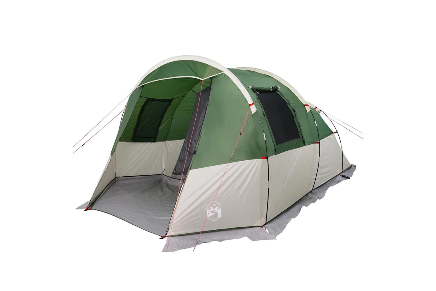 Vidaxl Camping Tent Tunnel 4-person Green Waterproof