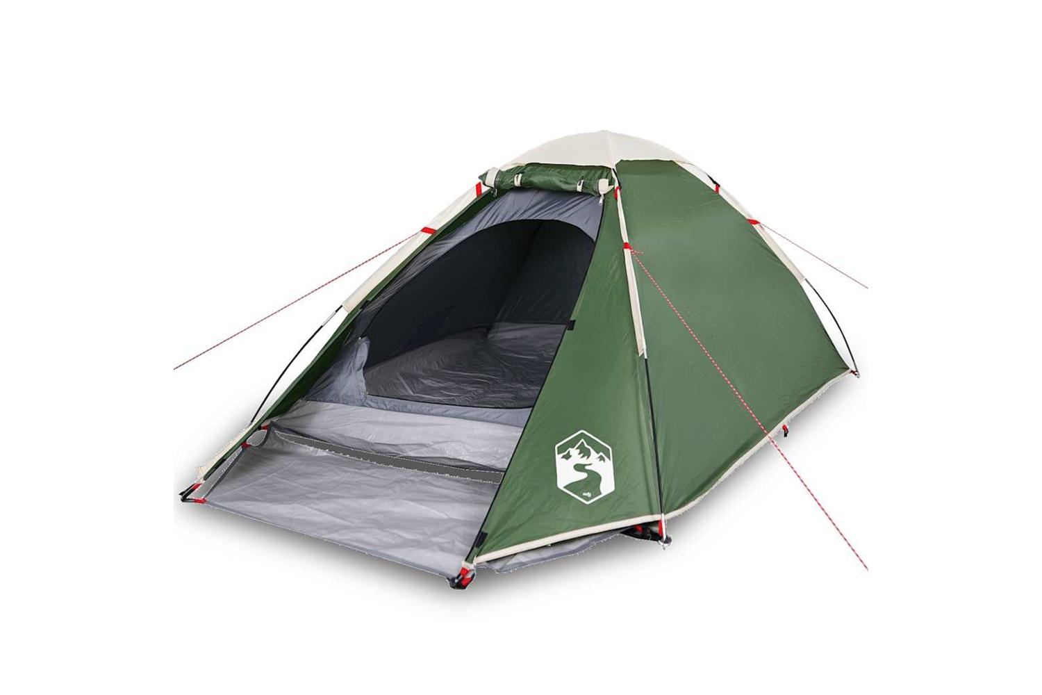 Vidaxl Camping Tent Dome 4-person Green Waterproof