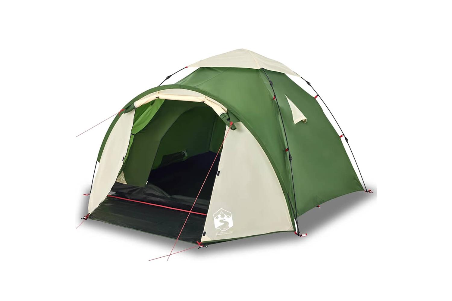 Vidaxl Camping Tent Dome 3-person Green Quick Release