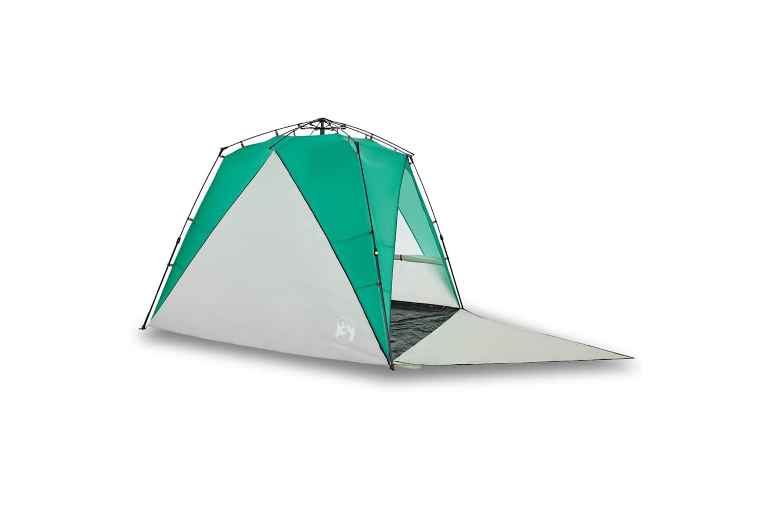 Vidaxl Beach Tent 4-person Sea Green Quick Release Waterproof