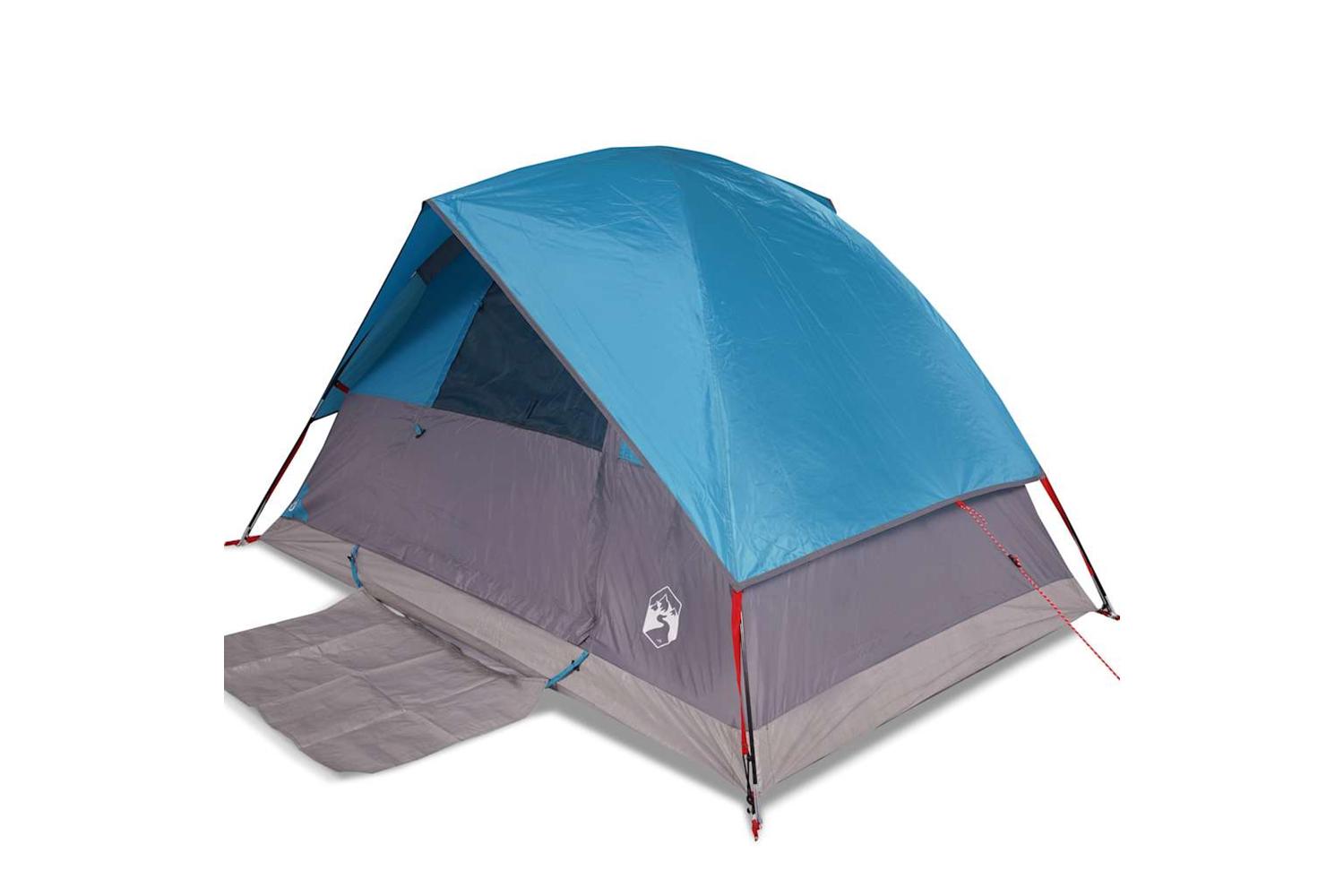 Vidaxl Camping Tent Dome 2-person Blue Waterproof