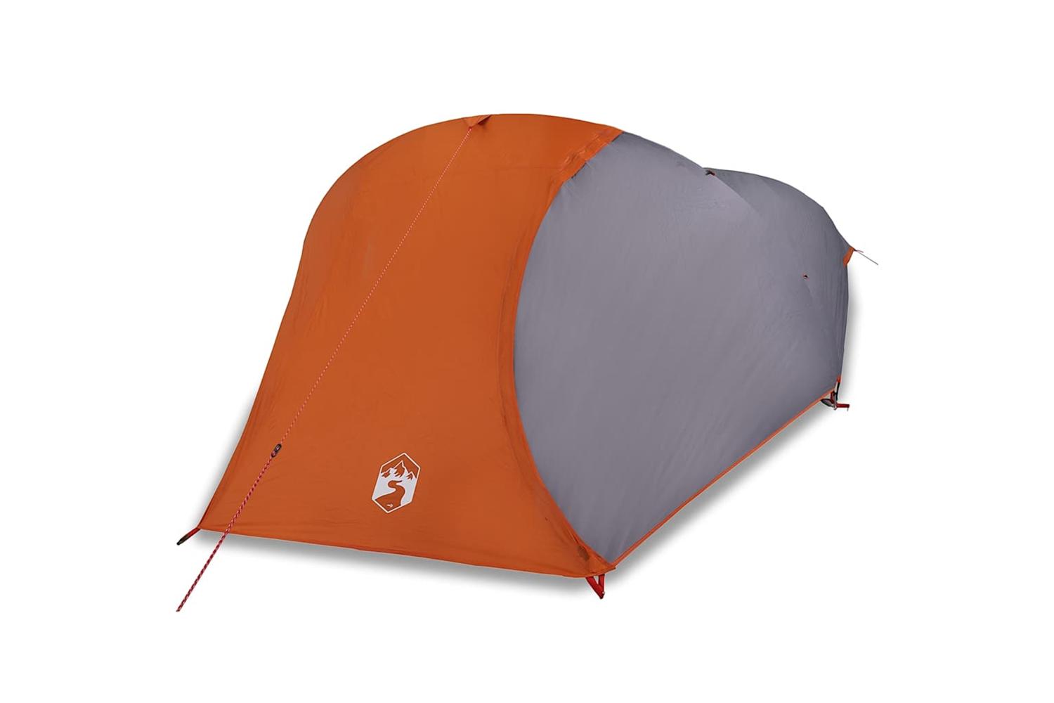 Vidaxl Camping Tent Dome 4-person Orange Waterproof
