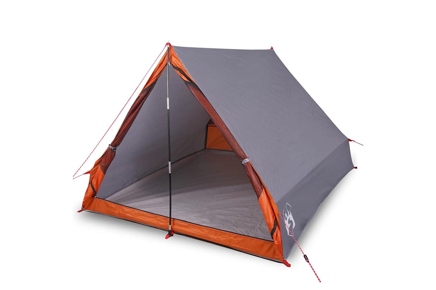 Vidaxl Camping Tent A-frame 2-person Grey Waterproof
