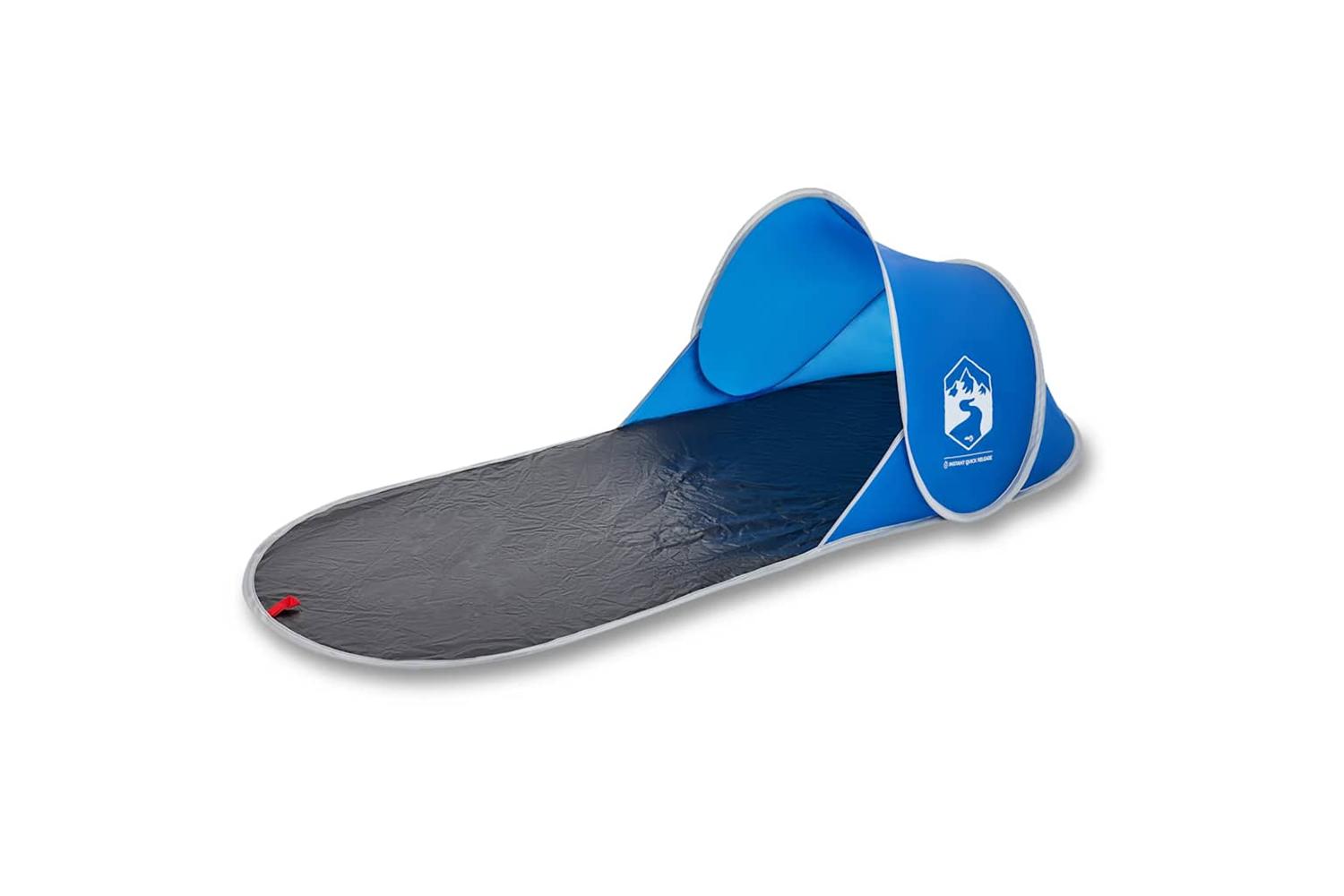 Vidaxl Beach Tent Azure Blue Pop-up Waterproof