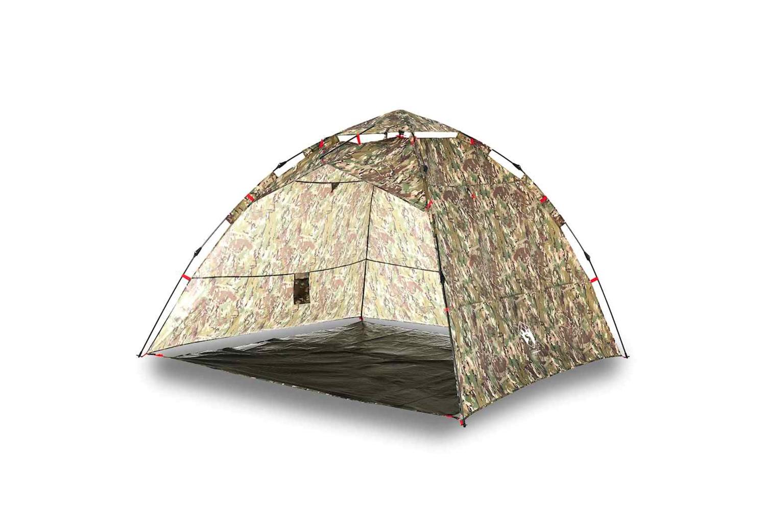 Vidaxl Fishing Tent 4-person Camouflage Quick Release