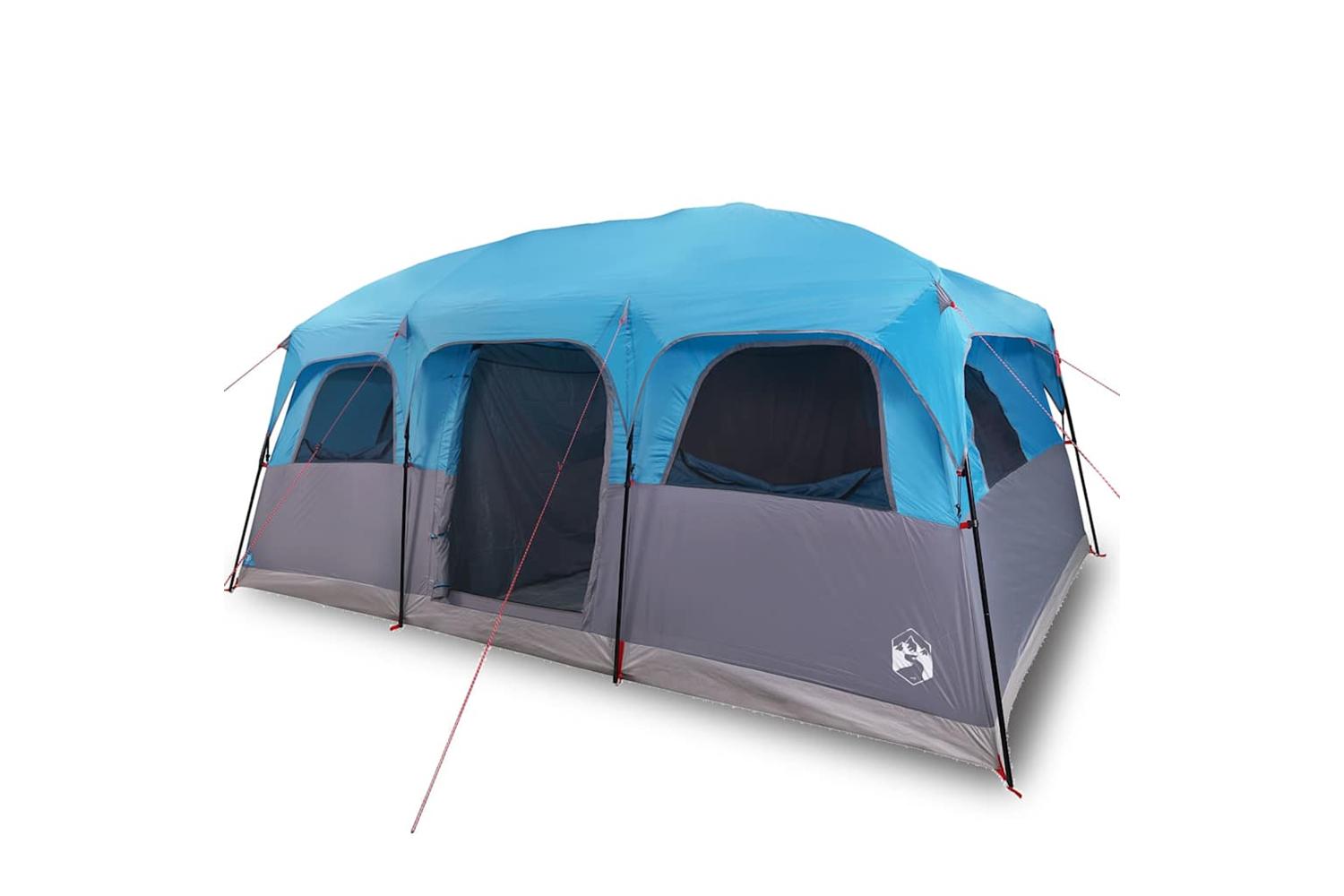 Vidaxl Family Tent Tunnel 6-person Green Waterproof