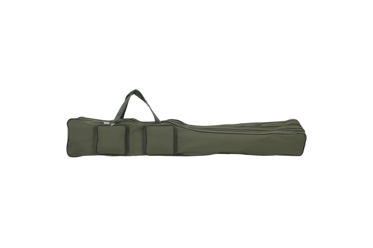 Vidaxl Fishing Rod Bag Dark Green 150 Cm Oxford Fabric