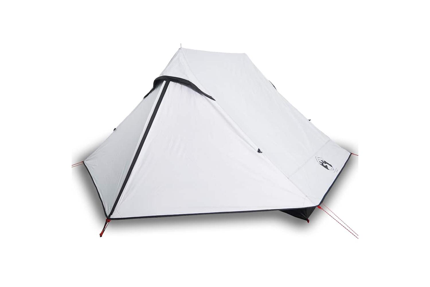 Vidaxl Camping Tent 2-person White Blackout Fabric Waterproof
