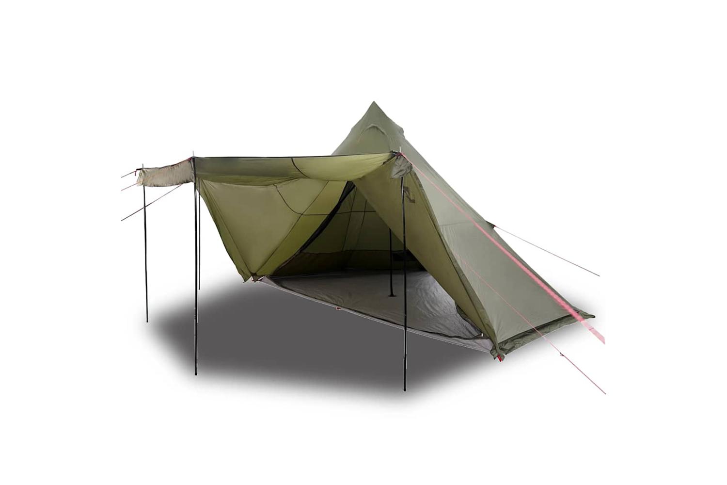 Vidaxl Camping Tent A-frame 2-person Green Waterproof