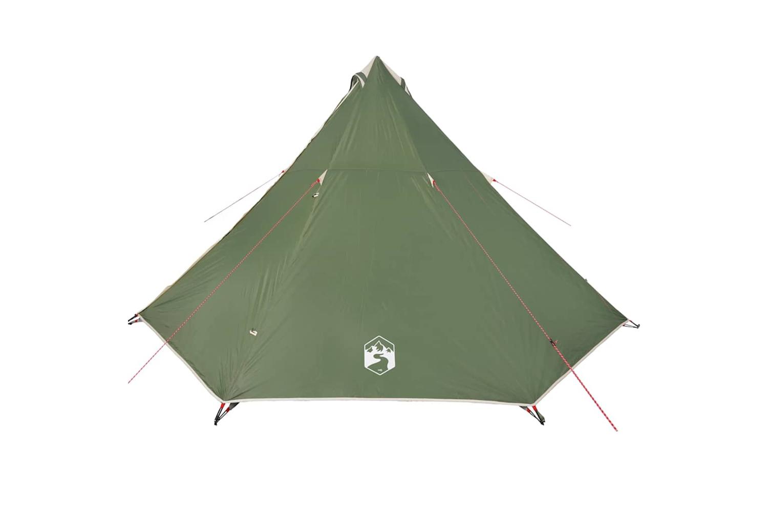 Vidaxl Family Tent Tunnel 6-person Green Waterproof