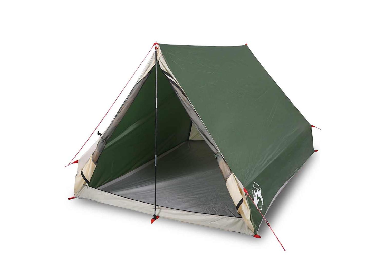 Vidaxl Camping Tent A-frame 2-person Green Waterproof