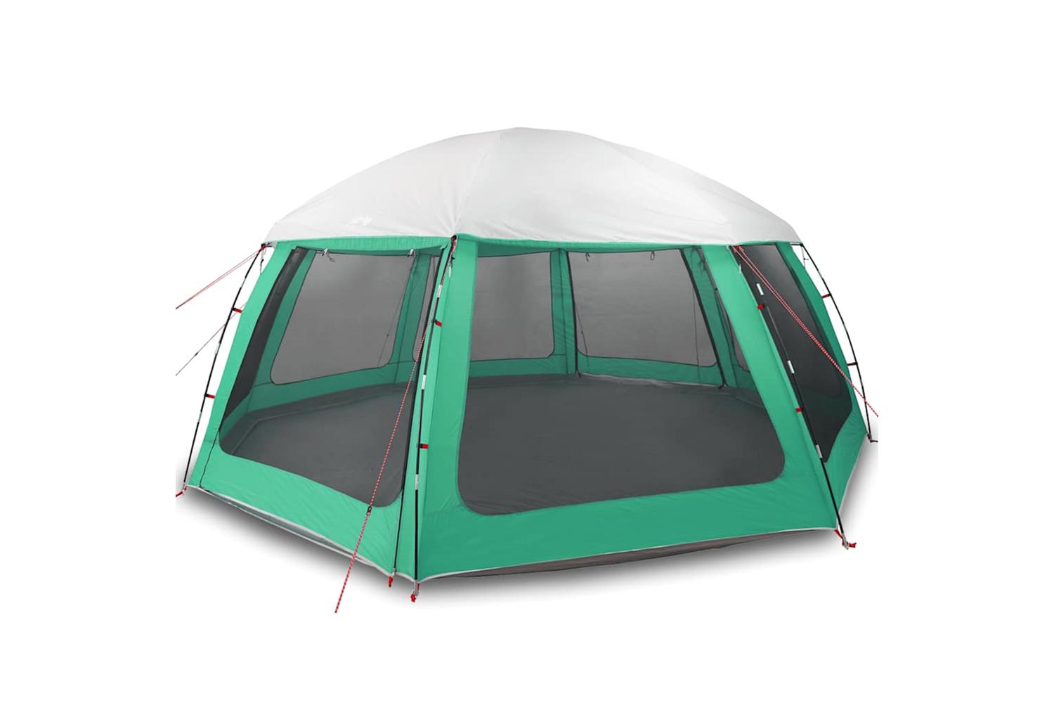 Vidaxl Pool Tent With Removable Fly & Mesh Walls Sea Green 612x612 Cm