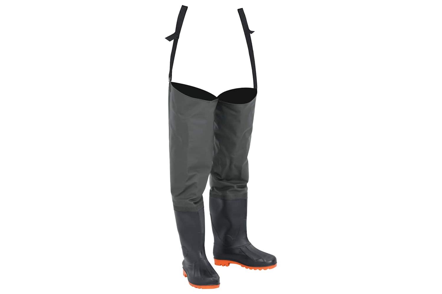 Vidaxl Hip Waders Dark Green Size 44