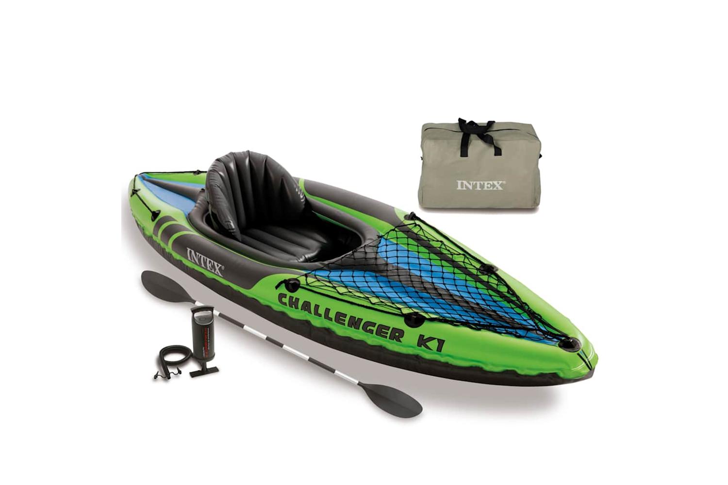 Intex Inflatable Kayak Challenger K1 274x76x33 Cm 68305np