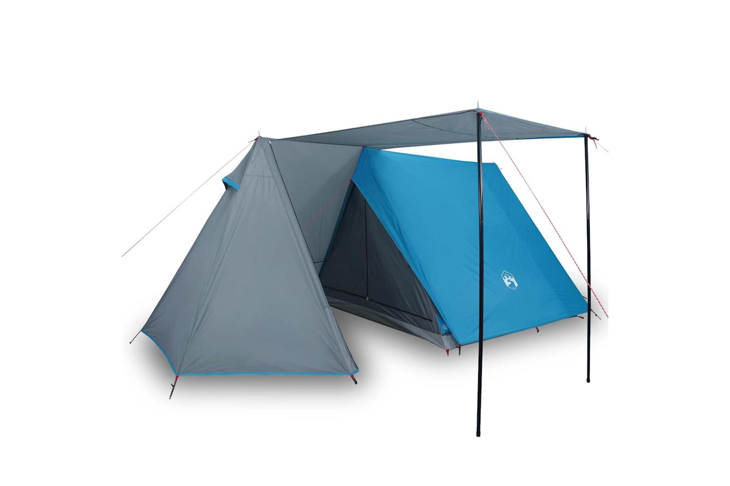 Vidaxl Camping Tent 3-person Blue Waterproof