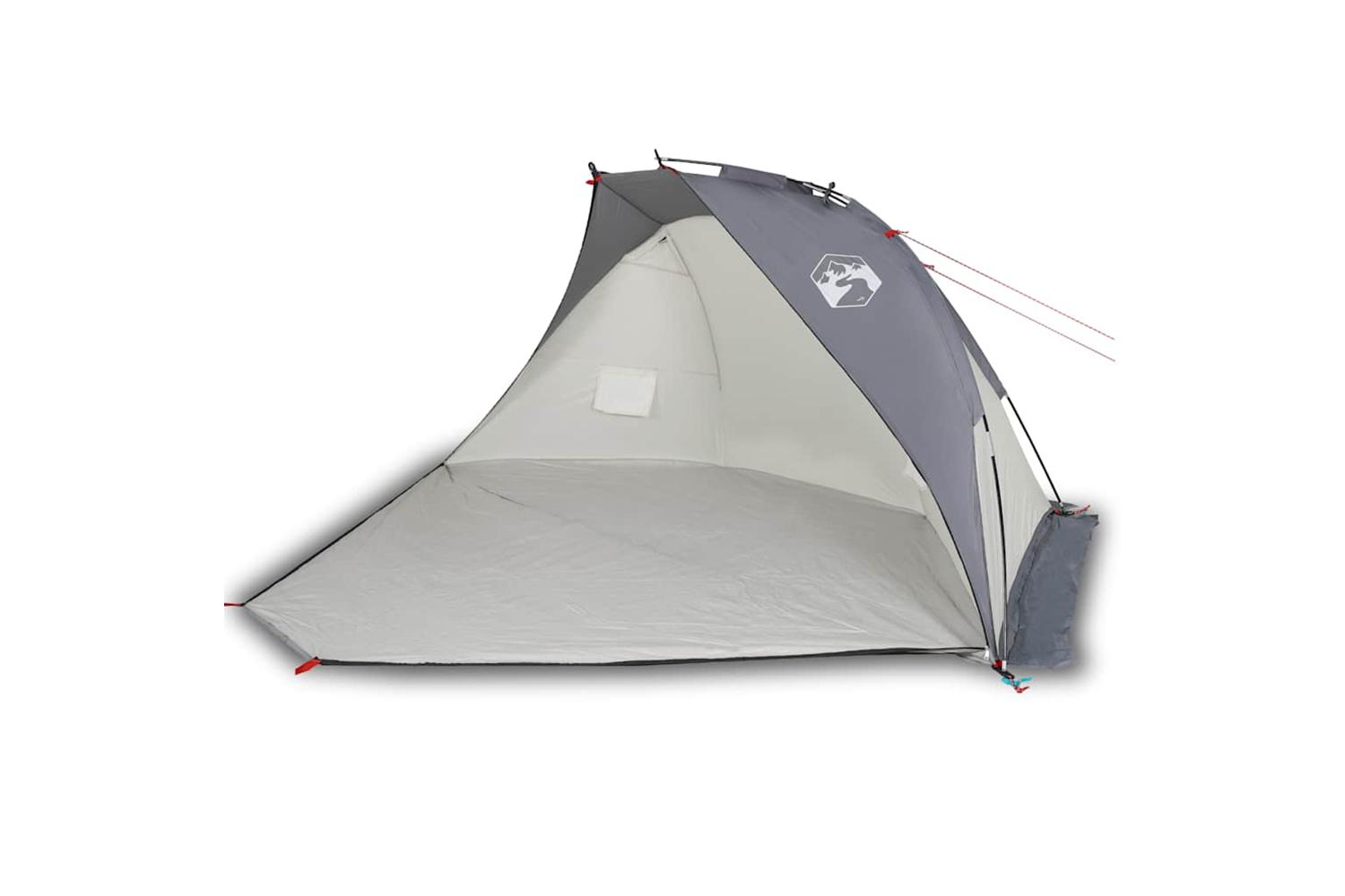 Vidaxl Beach Tent Grey 268x223x125 Cm 185t Polyester
