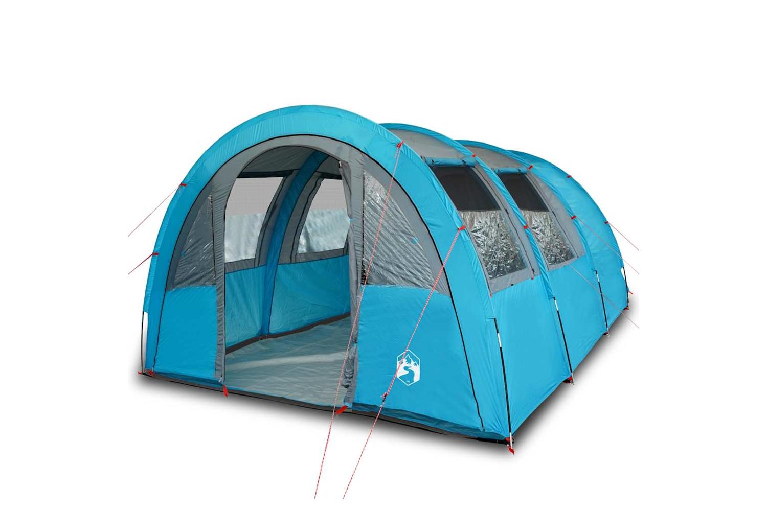 Vidaxl Camping Tent Tunnel 4-person Blue Waterproof