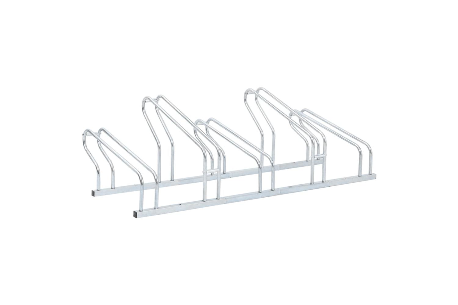 Vidaxl Bicycle Stand For 5 Bikes Floor Freestanding Galvanised Steel