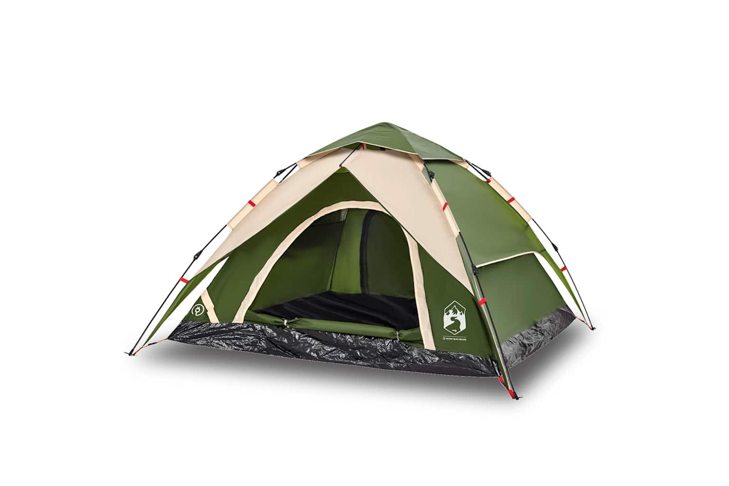 Vidaxl Camping Tent Dome 5-person Green Quick Release