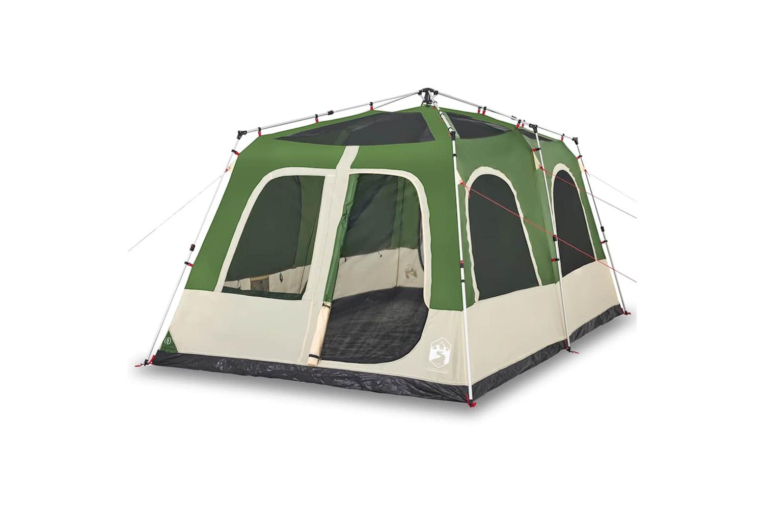 Vidaxl Camping Tent Tunnel 3-person White Blackout Fabric Waterproof