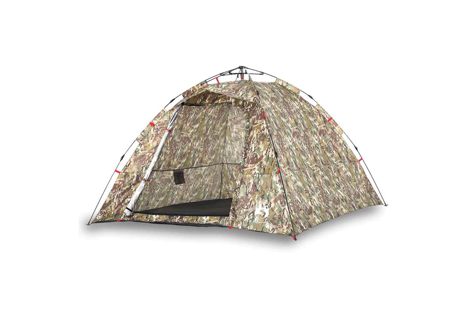 Vidaxl Fishing Tent 4-person Camouflage Quick Release