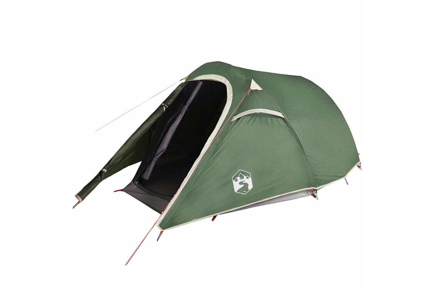 Vidaxl Camping Tent Tunnel 3-person Green Waterproof
