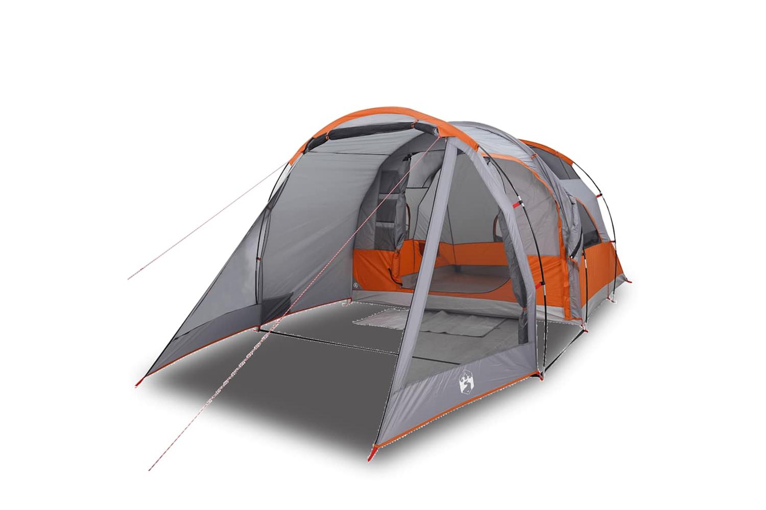 Vidaxl Camping Tent Tunnel 4-person Grey Waterproof