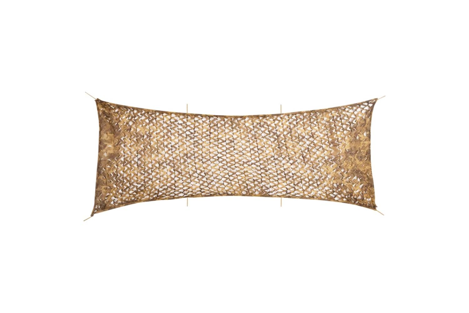 Vidaxl Camouflage Net With Storage Bag 623x203 Cm Sand