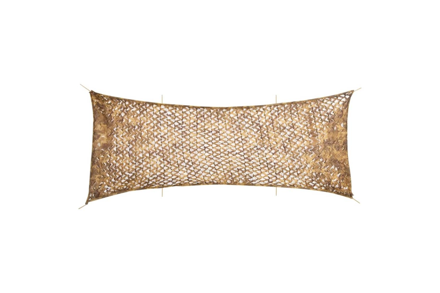 Vidaxl Camouflage Net With Storage Bag 721x294 Cm Sand