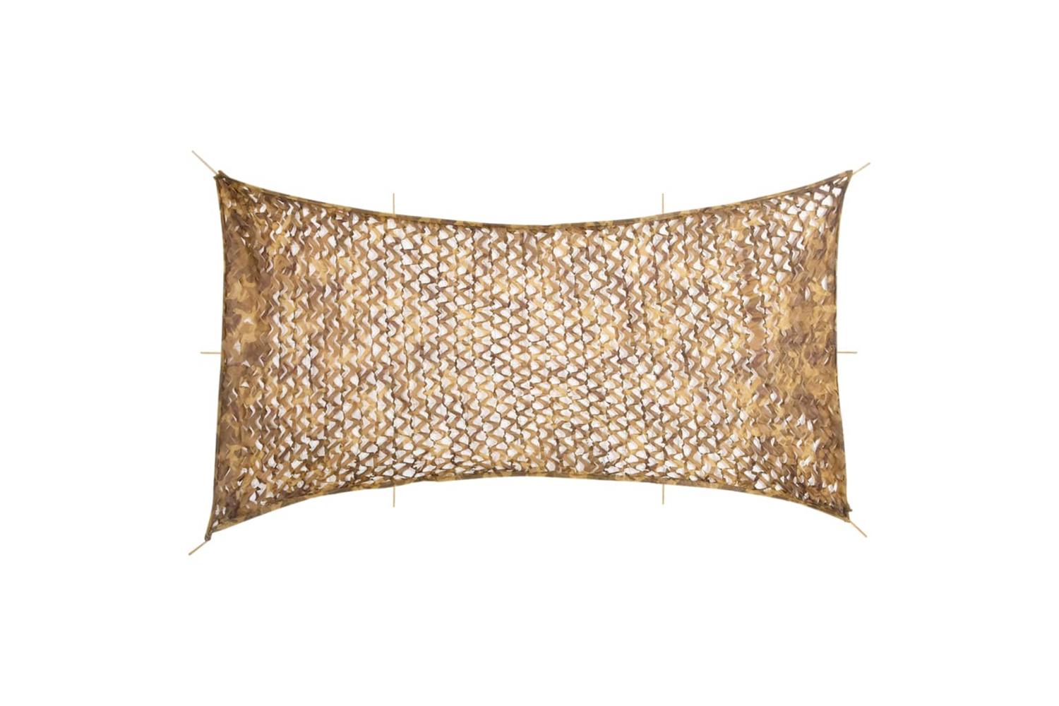 Vidaxl Camouflage Net With Storage Bag 708x423 Cm Sand