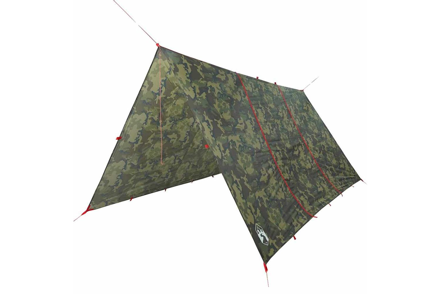 Vidaxl Camping Tarp Camouflage 451x420 Cm Waterproof
