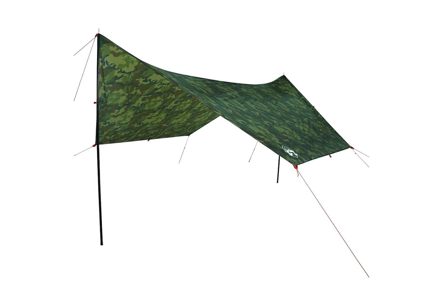 Vidaxl Camping Tarp Camouflage 462x306x211 Cm Waterproof