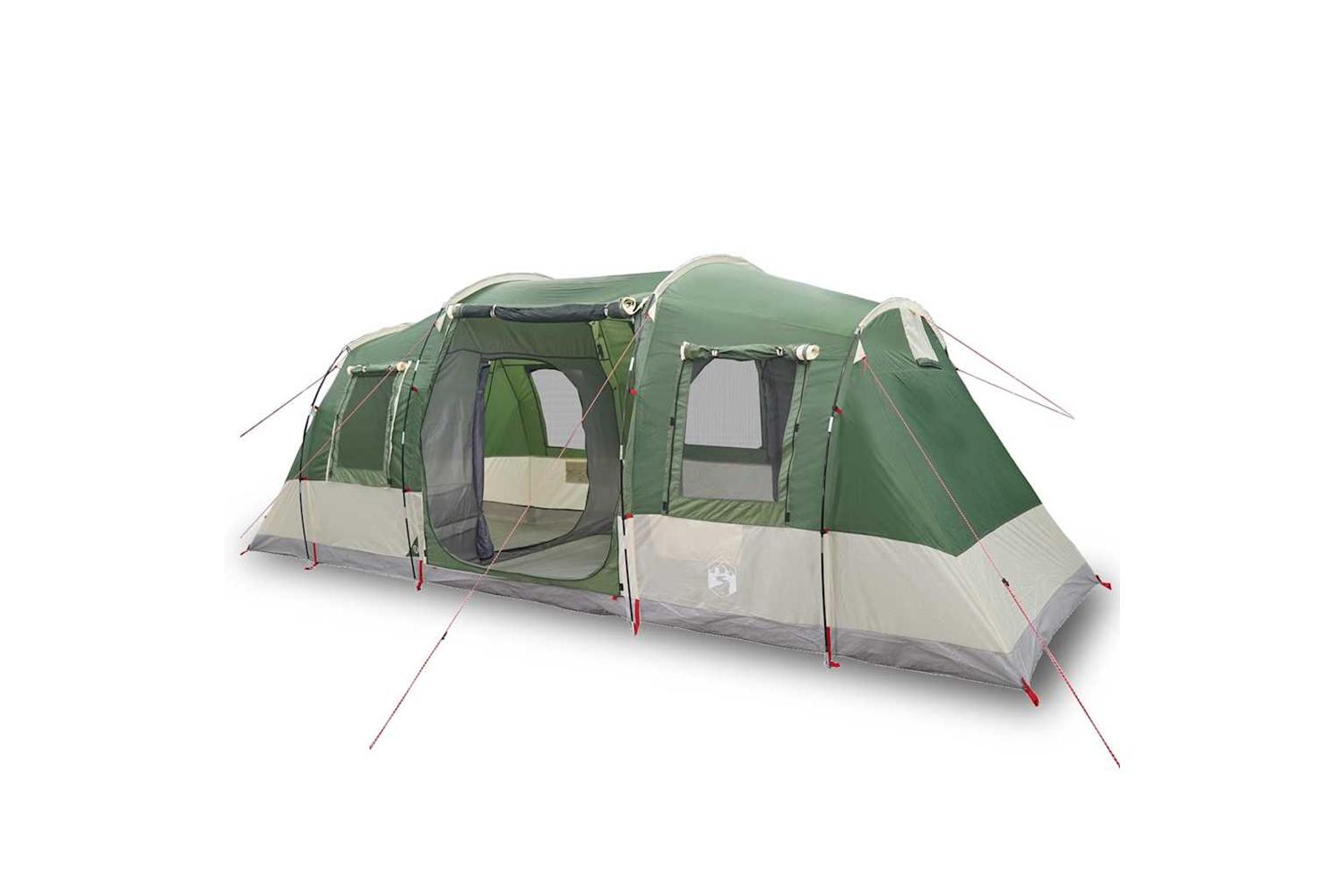 Vidaxl Camping Tent Tunnel 4-person Green Waterproof