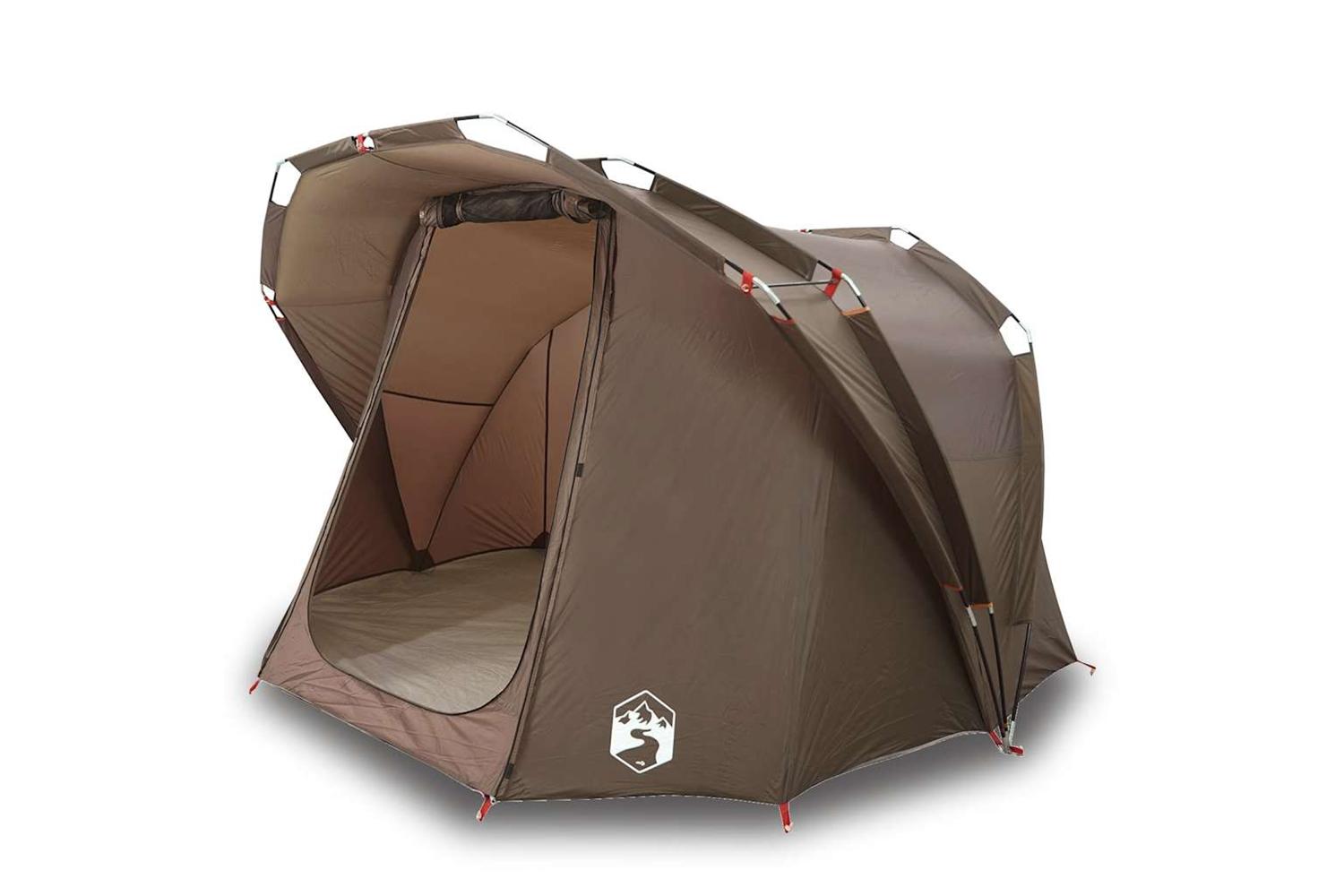 Vidaxl Fishing Tent 4-person Brown Waterproof