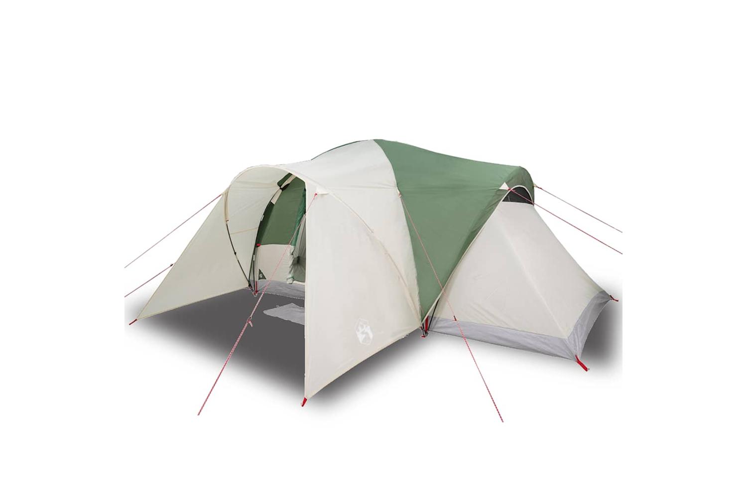 Vidaxl Camping Tent Dome 2-person White Blackout Fabric Waterproof