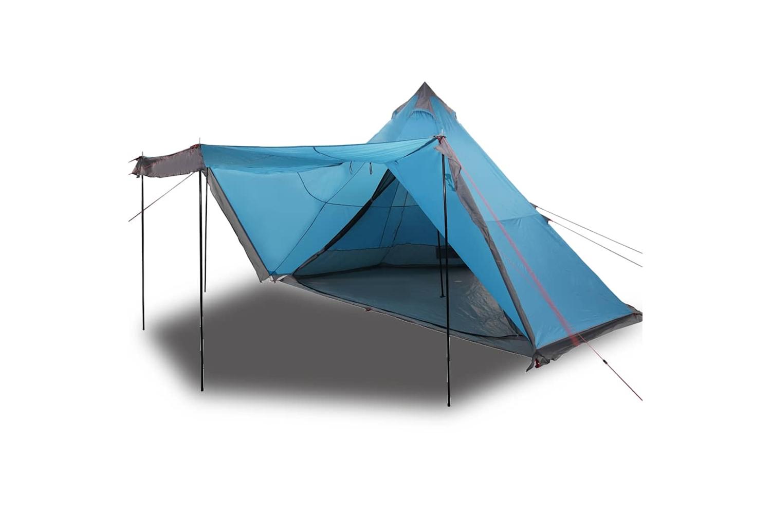 Vidaxl Camping Windbreak Grey And Orange 344x120 Cm Waterproof