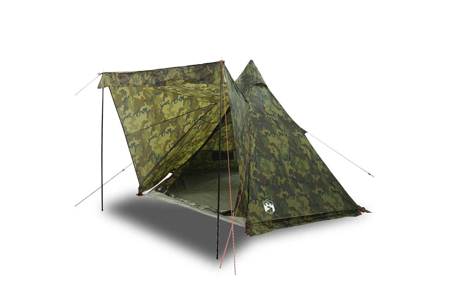 Vidaxl Family Tent Cabin 6-person Green Waterproof