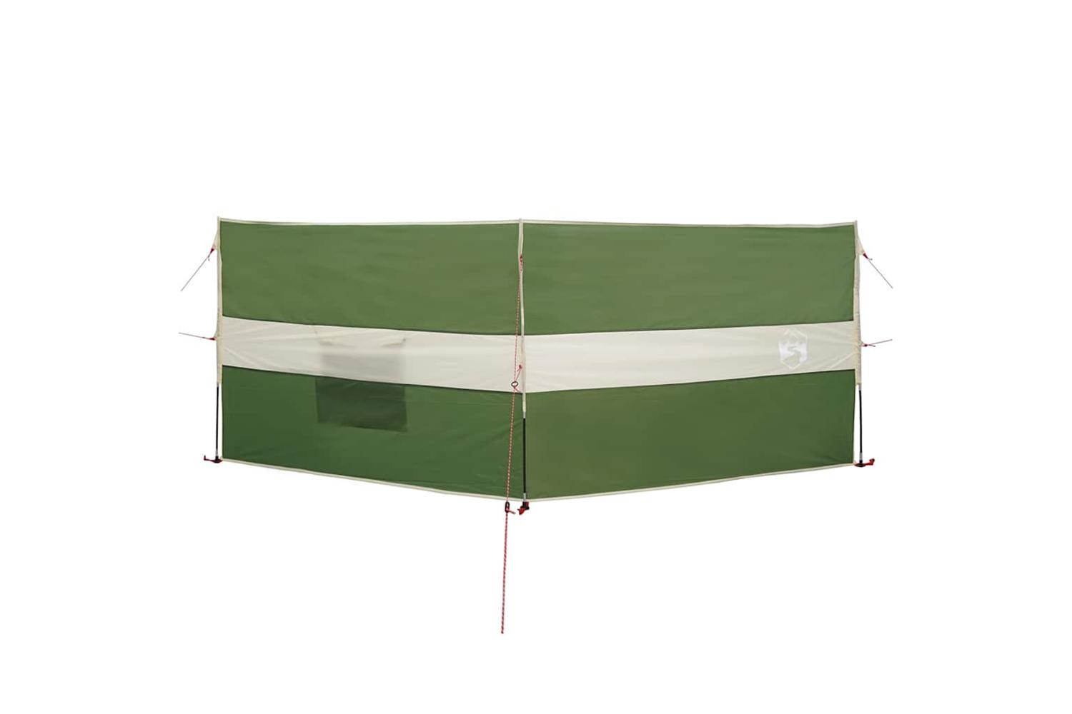 Vidaxl Camping Windbreak Green 344x120 Cm Waterproof