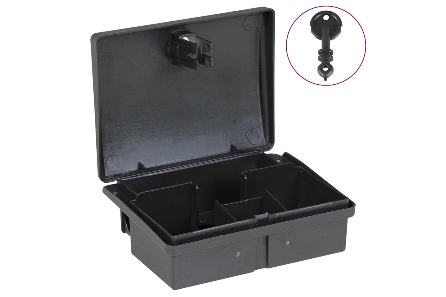 Vidaxl Mouse Traps 5 Pcs Black 13x10x4 Cm