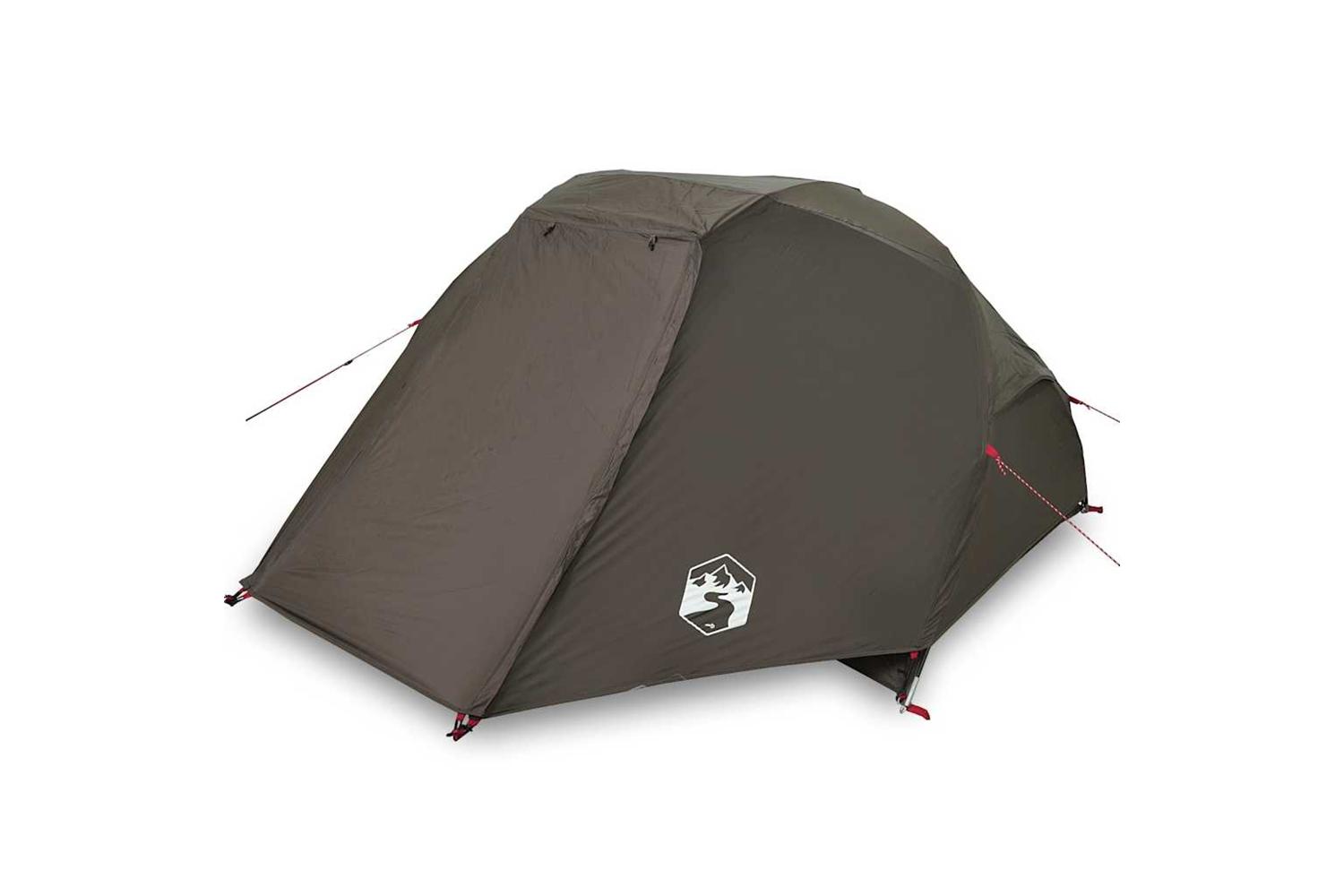 Vidaxl Fishing Tent 3-person Brown Waterproof