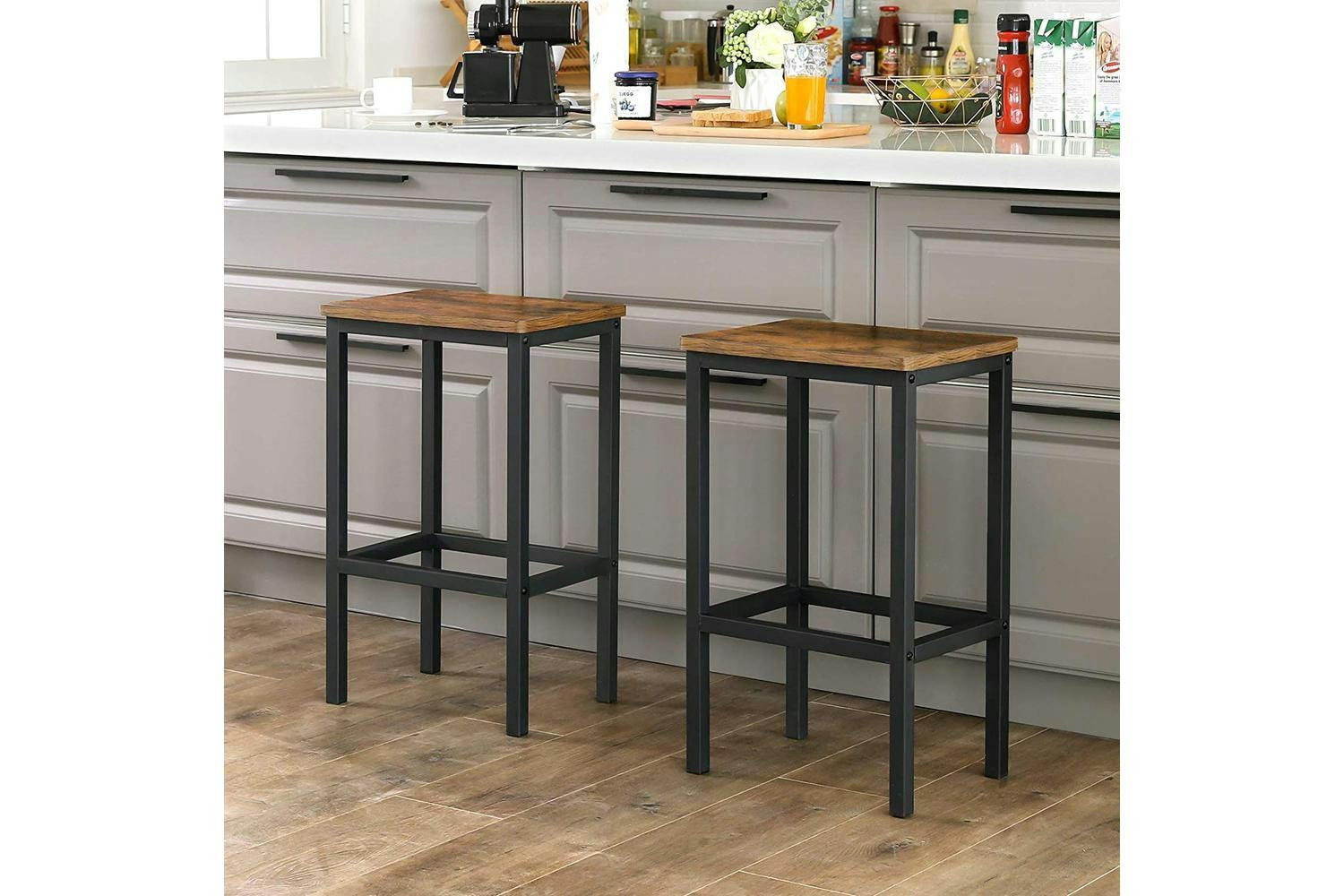 Vasagle Bar Stools | Particleboard And Metal | 65 Cm
