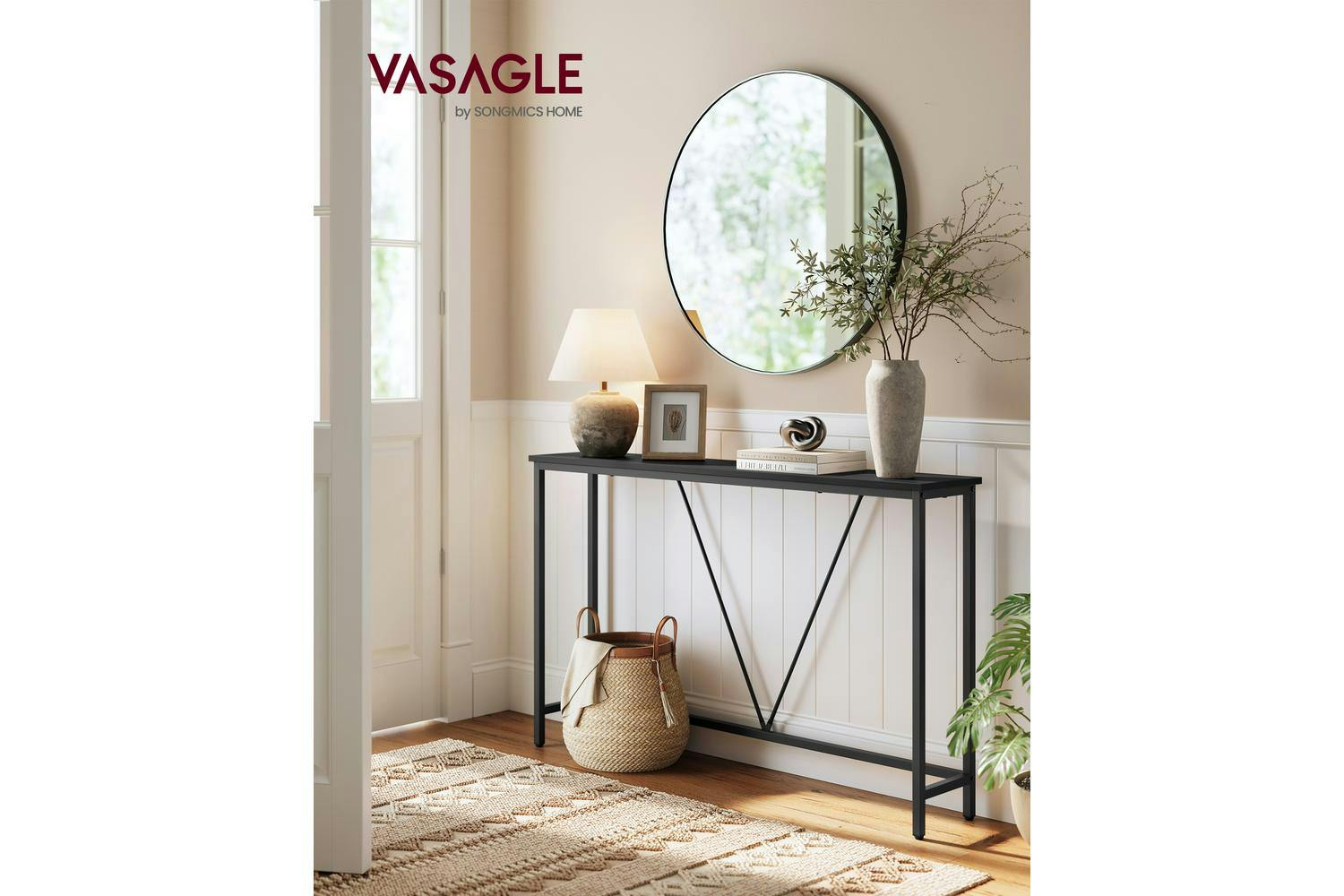 Console Sofa Table | Console Table | Particleboard And Steel | 120cm