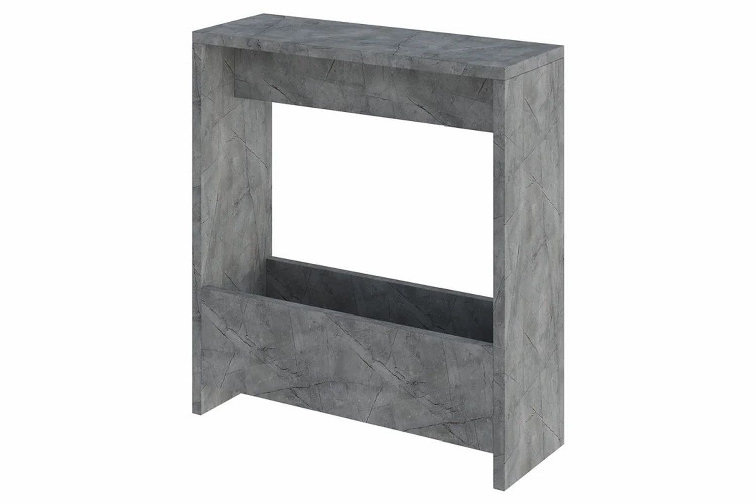 Decortie Simpi Modern Side End Table | Side Table | Gold Marble Effect | 60cm