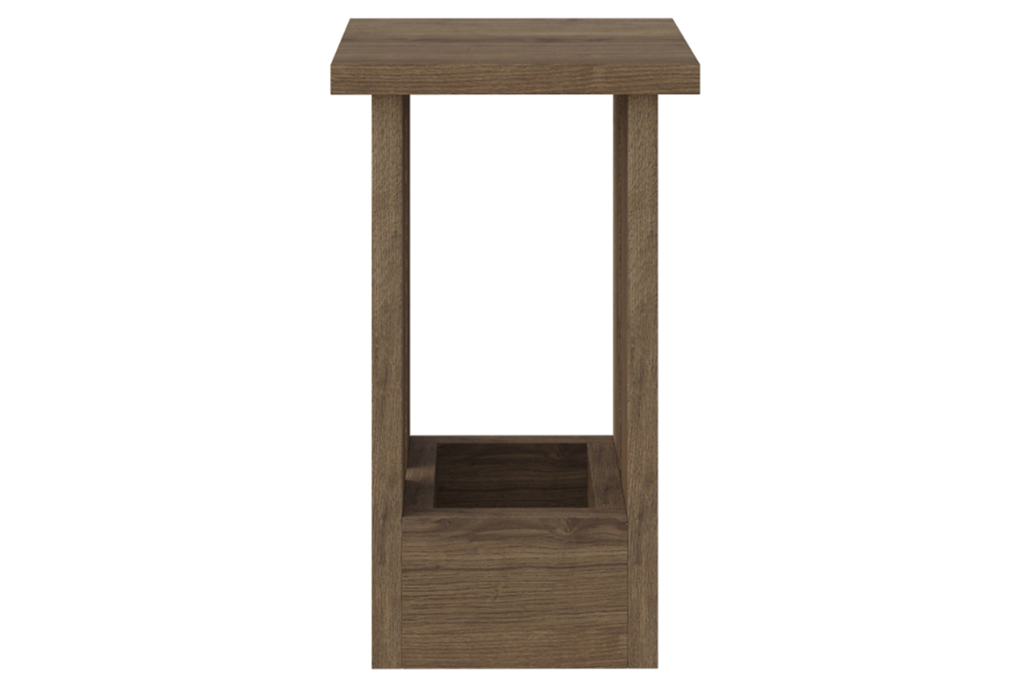 Decortie Tasos Side Table | Side Table | Dark Oak Effect | 30wx30dx50.5hcm