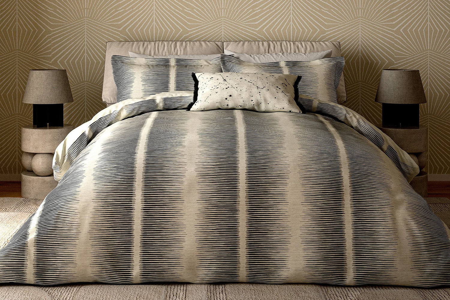 Harlequin | Chaco Duvet Cover Set | Charcoal | Super King