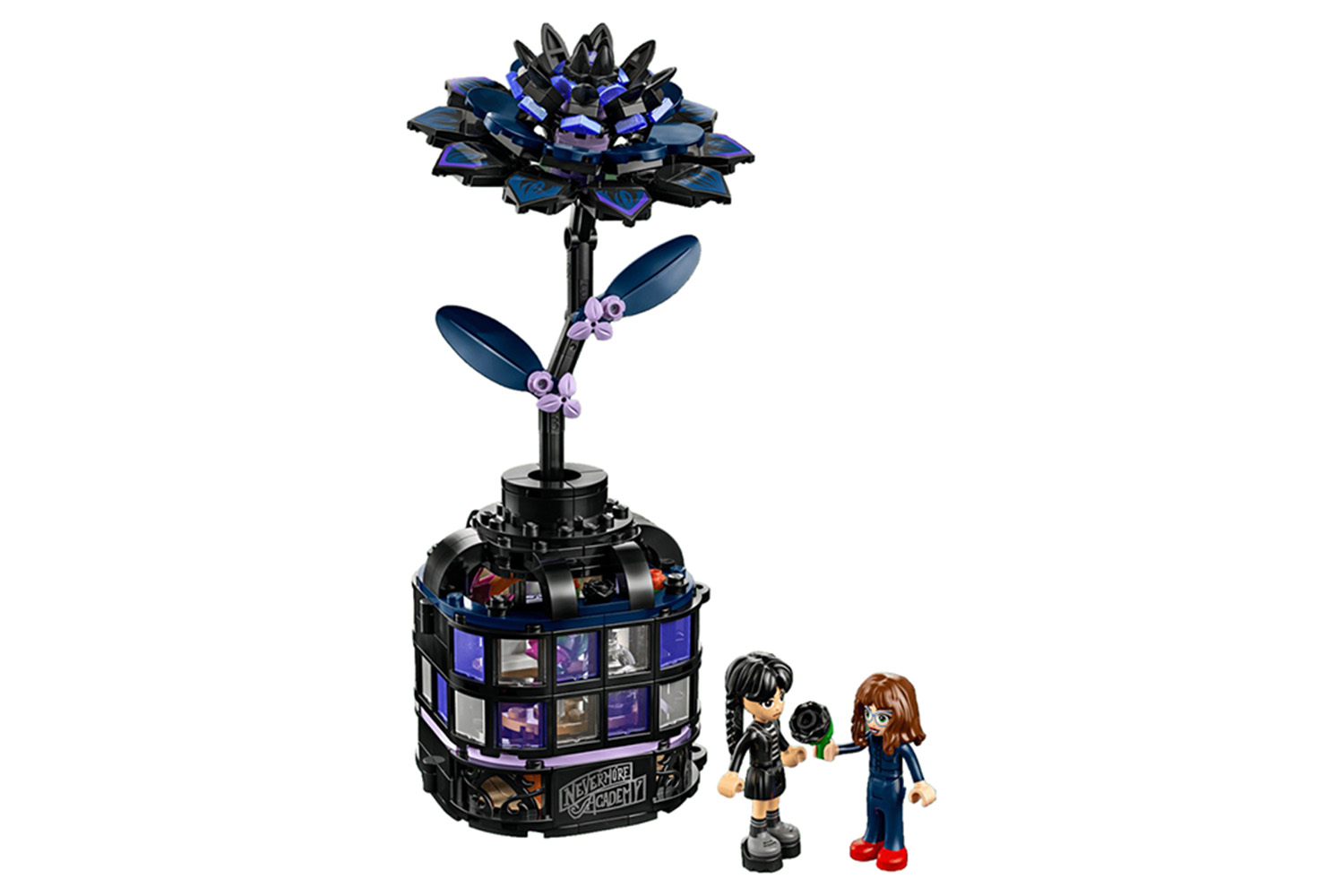 Lego Black Dahlia Flower Building Toys Set
