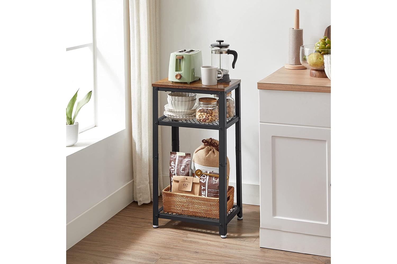 Vasagle End Table | Side Table | Particleboard And Metal | 40 X 30 X 75 Cm